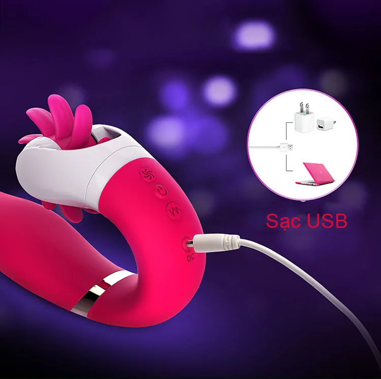 Dave G-Spot Licking Vibrator – Female Pleasure Silicone & — hình 13