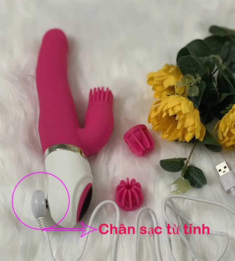 Doreen II 3-Tongue Licking Silicone Clitoral & G-Spot — hình 4