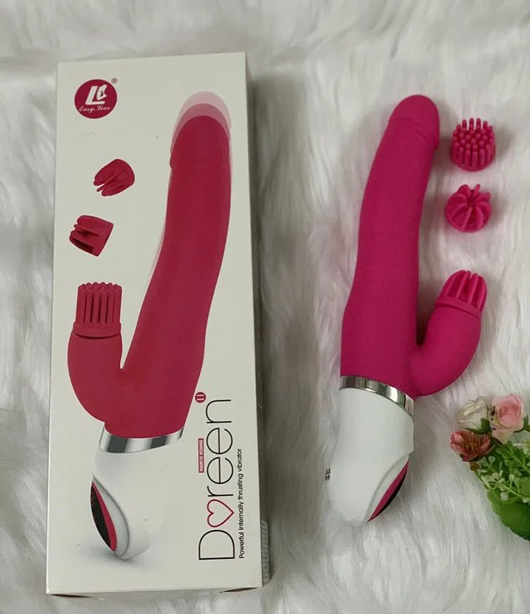 Doreen II 3-Tongue Licking Silicone Clitoral & G-Spot — hình 5