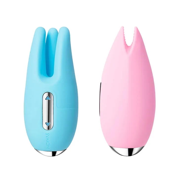 Cookie Candy Dual Mini Massager Nipple G-Spot Pink Blue — Exquisite Design & Premium Materials