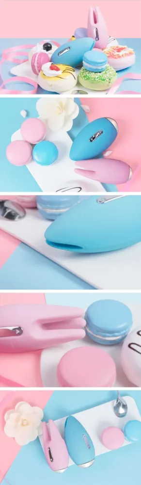 Cookie & Candy Mini Nipple G-Spot Silicone Massager Pink — hình 6