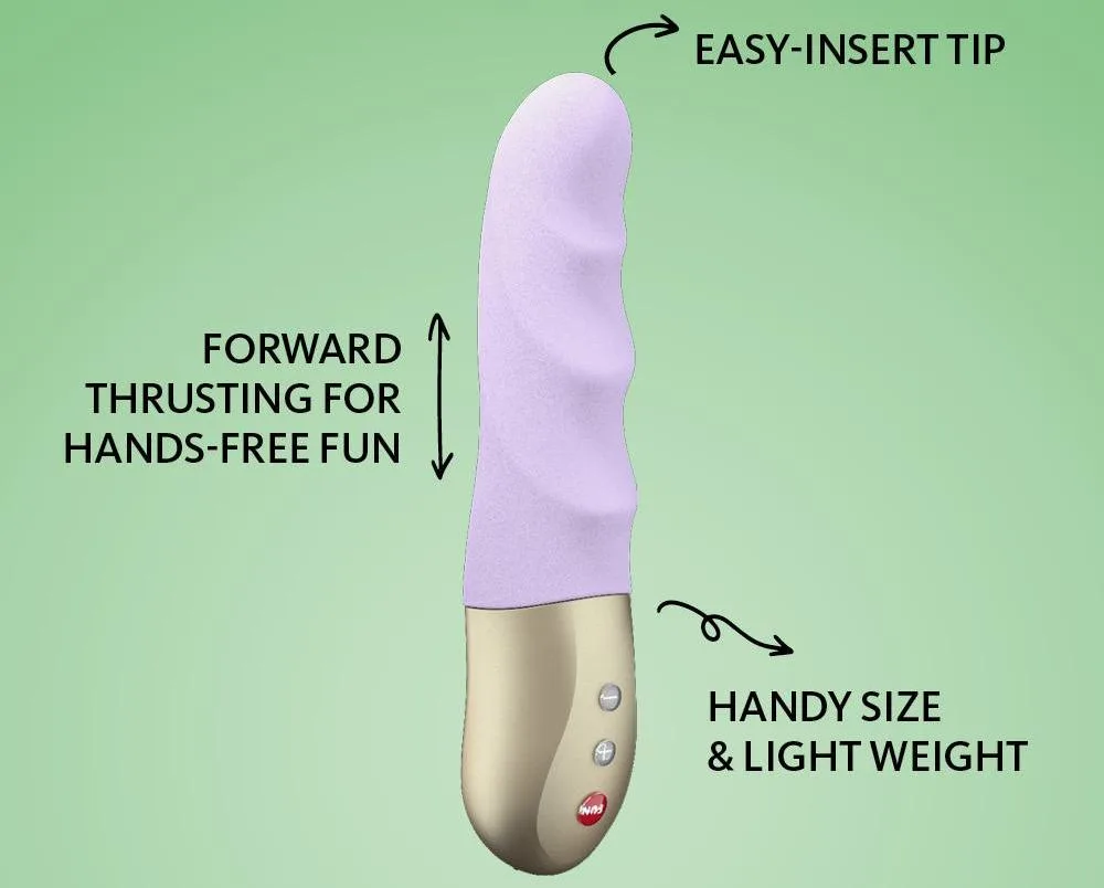 Fun PETITE German Mini Vibrating Thrusting Silicone — Fun PETITE German Mini Vibrating Thrusting SiliconeThe Fun