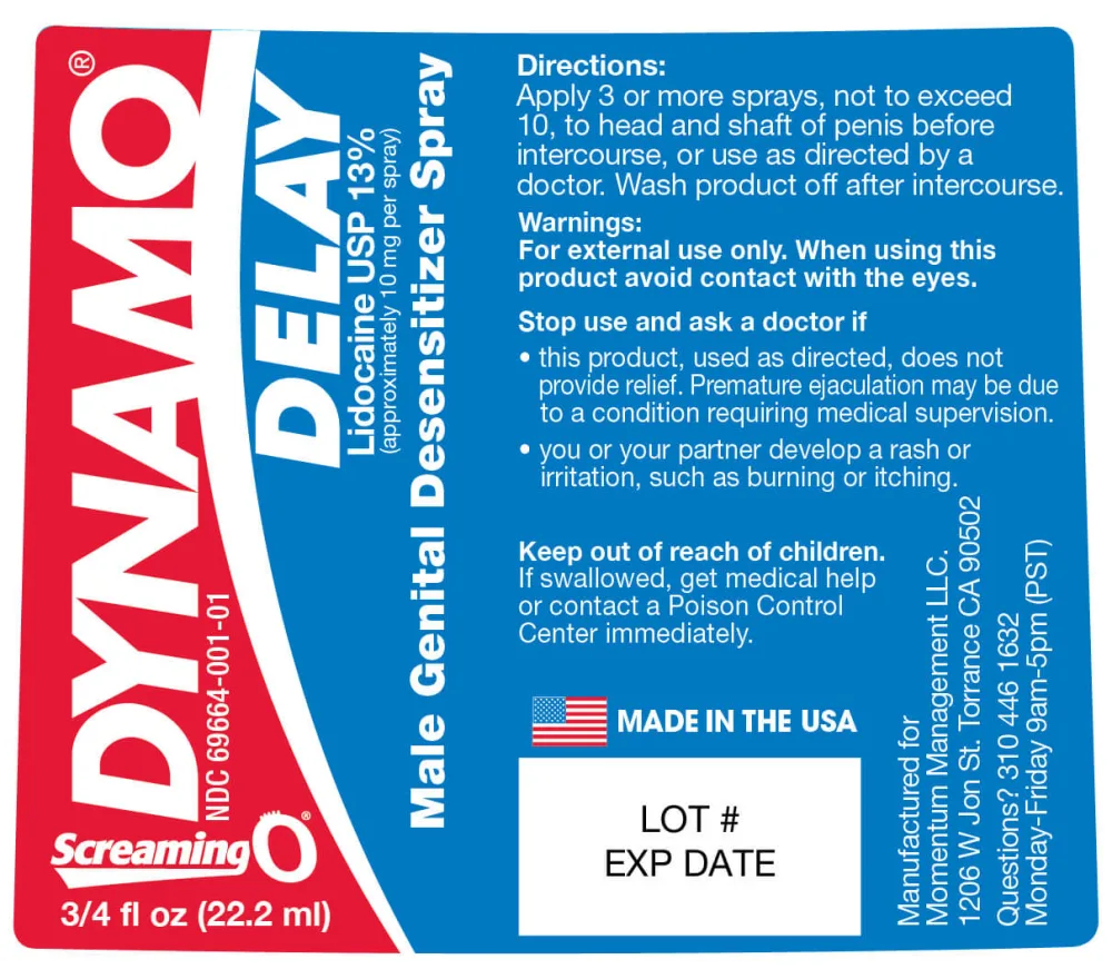 Dynamo Delay Spray XTS09 Male Premature Ejaculation Control — hình 3