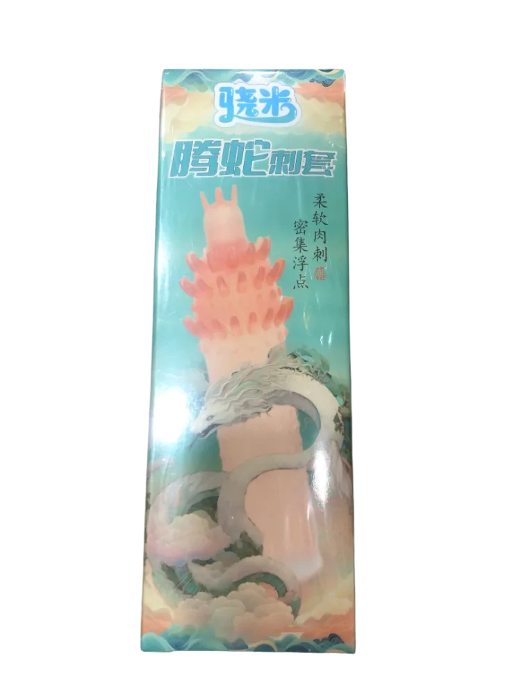 Silicone Spiked Premium Dildo Condom Enhance Sensation Comfort Fit