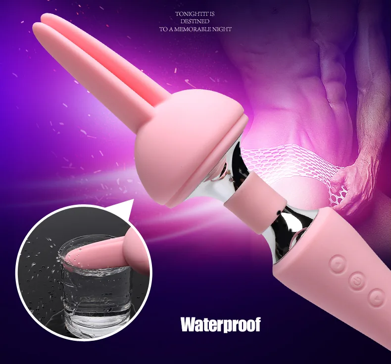 LUXELUV I7 Magic Dual Head Vibrating Massage Wand Toy — hình 5