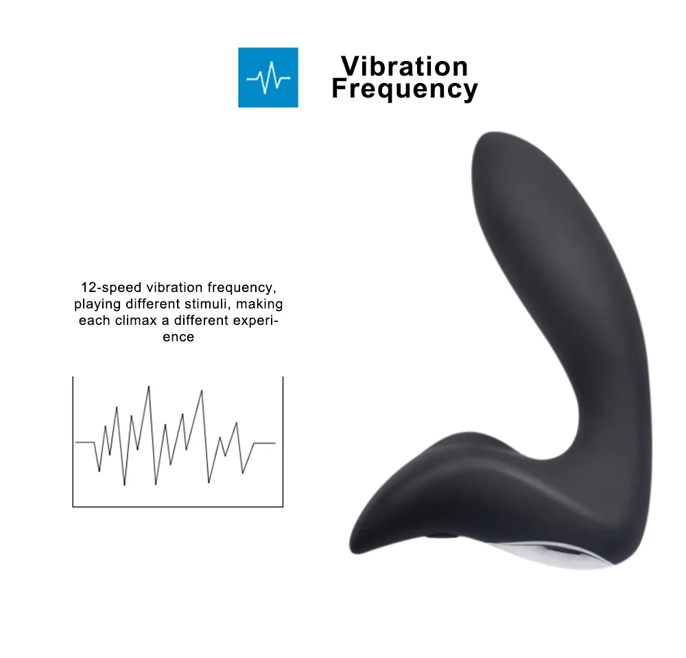 Remote Control Anal Stimulator C Ring Vibrator for Intense — hình 3