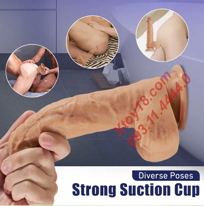 Multifunctional Suction Base Dildo Vibrator Heat Rotate — hình 6