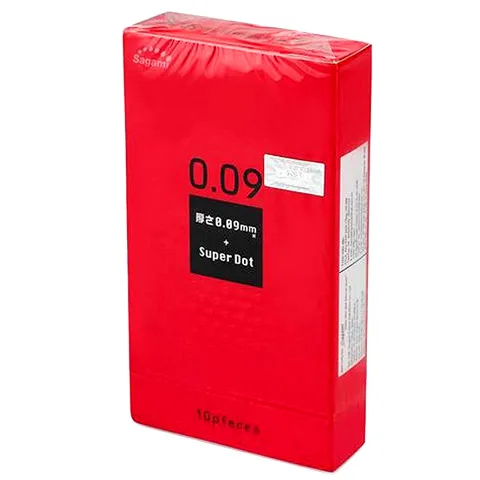 Sagami Super Dot 0.09 Ultra Thin Textured Condom Japan — Premium Quality Materials and Design