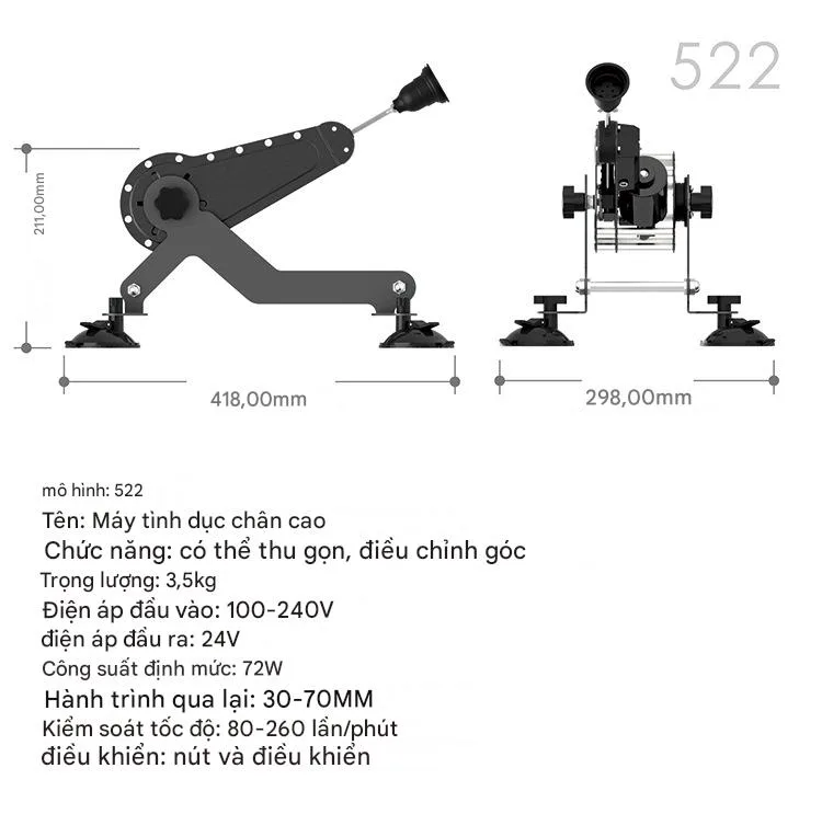 4-Leg Robot Automatic Sex Machine with Remote Control & — hình 7