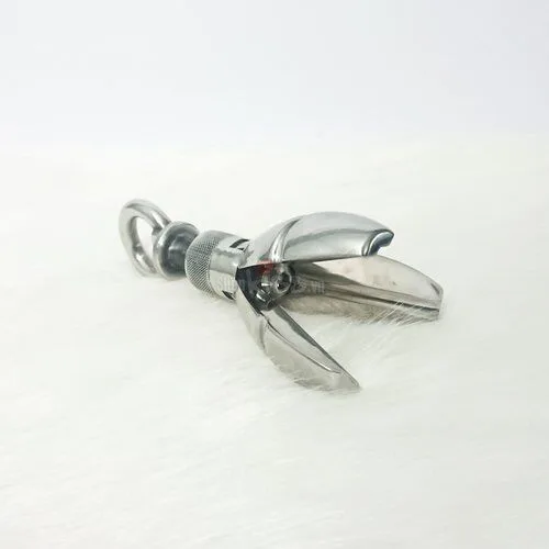 Stainless Steel Adjustable Anal Expander Comfortable Safe — The textured surface adds friction for exhilarating