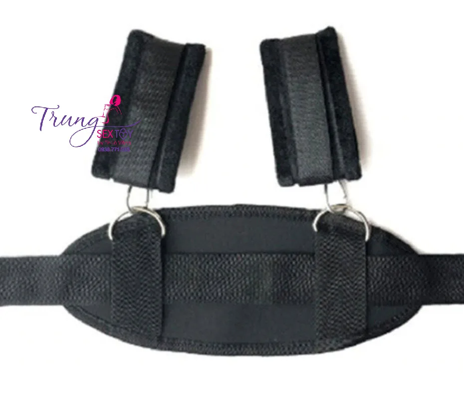 BDSM Restraints Handcuffs Legs Bondage Set Black — Elevate Your Playtime with Versatility