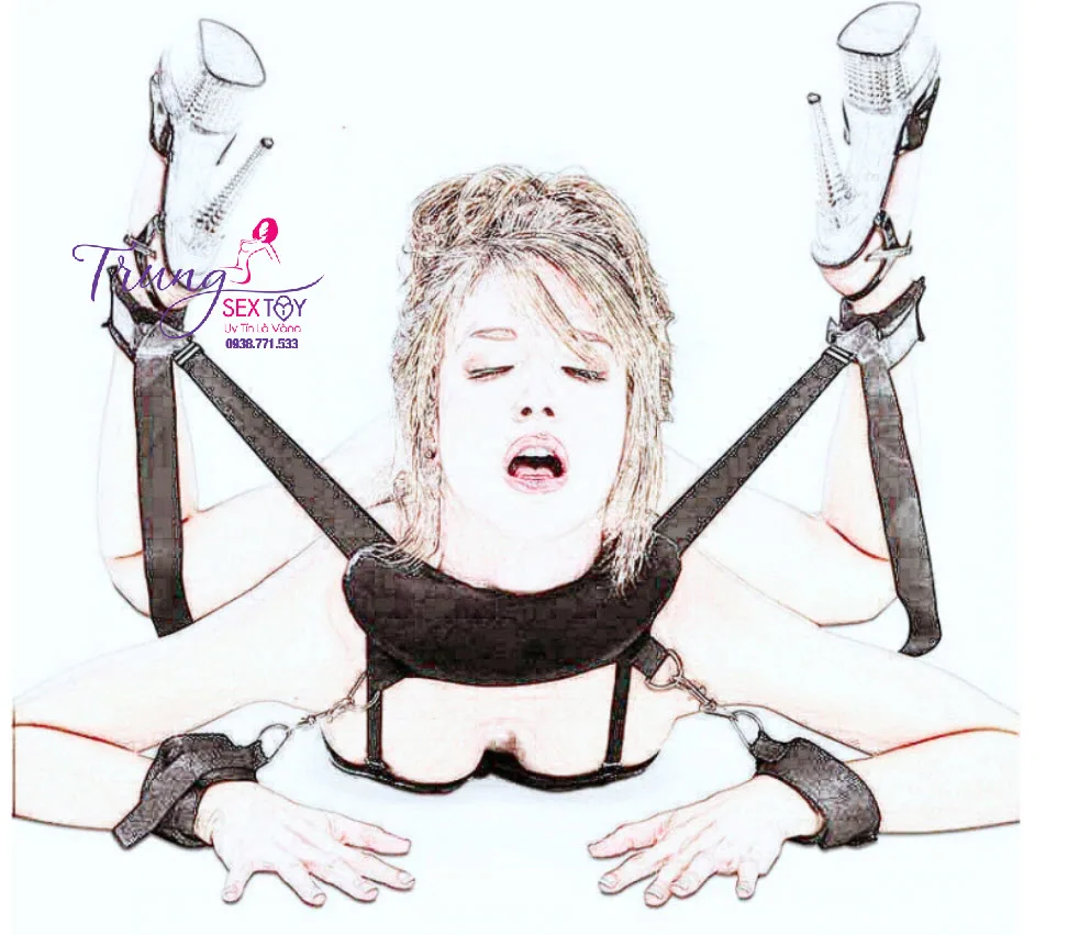 BDSM Restraints Handcuffs Legs Bondage Set Black — Easy to Use & Comfortable for All Levels