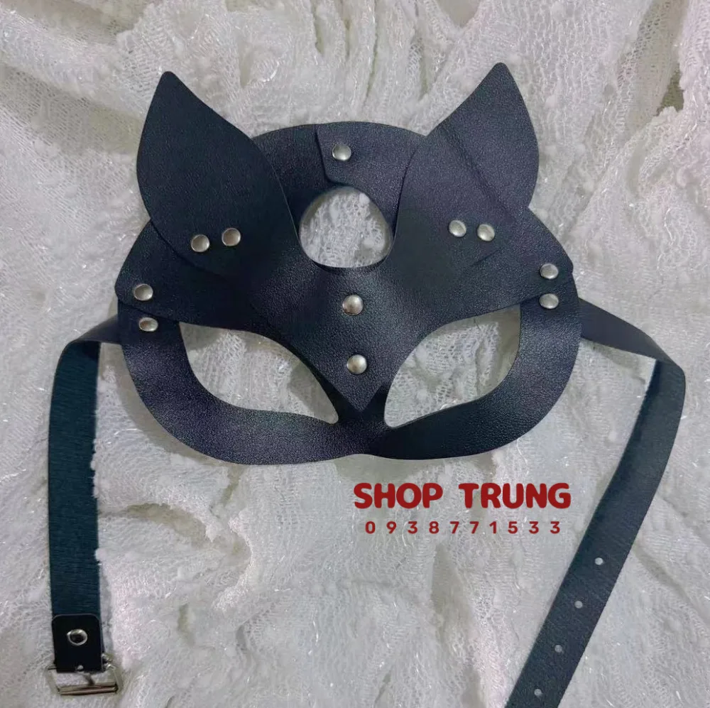 BDSM Cat Ear Mask PU Leather Erotic Roleplay Mask — Premium PU Leather: Safety, Durability, and Luxury