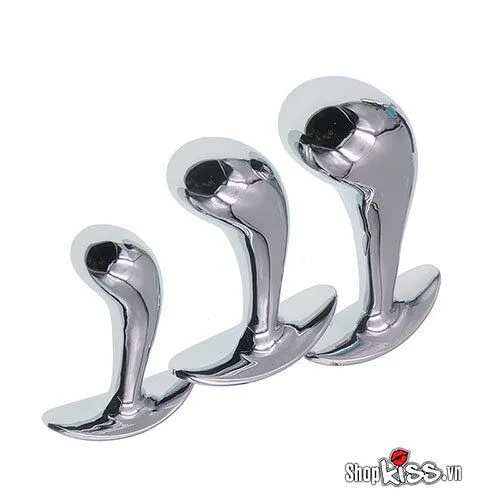 HM72N Stainless Steel Anal Pleasure Set Trio — Premium Quality Stainless Steel Anal Stimulator Set