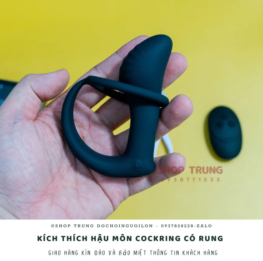 Cock Rings Anal Stimulator 10 Vibration Modes for Pleasure — hình 3
