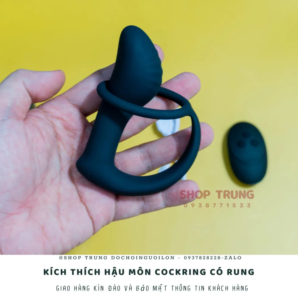 Cock Rings Anal Stimulator 10 Vibration Modes for Pleasure — hình 2
