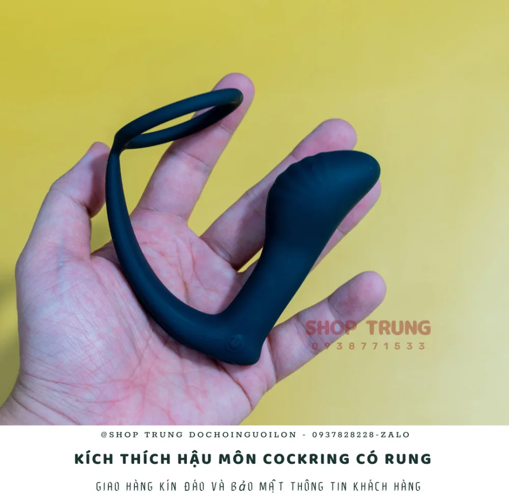 Cock Rings Anal Stimulator 10 Vibration Modes for Pleasure — Easy to Use and Perfect for Solo or Partner Play