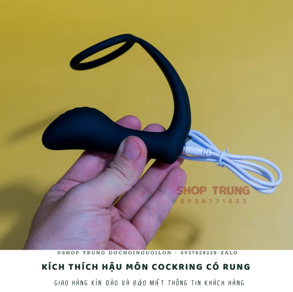 Cock Rings Anal Stimulator 10 Vibration Modes for Pleasure — hình 5