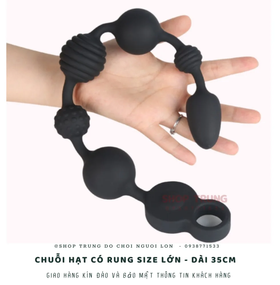 35cm Long 3-Motor Silicone Anal Bead Vibrator 10 Modes — Premium Features of the Vibrating Anal Bead Chain