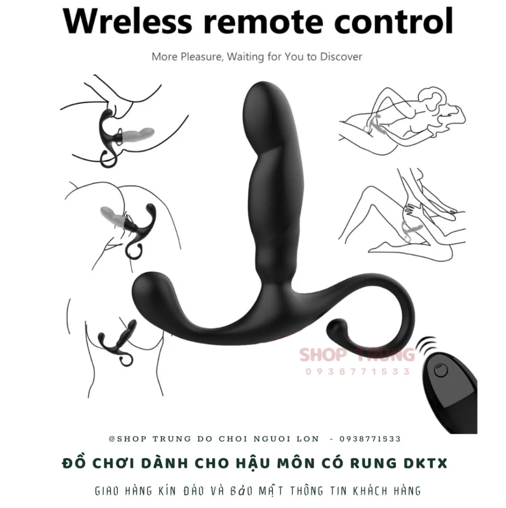Remote Control Anal Hook Finger Vibrator Medical Silicone — Safe, Hygienic & Easy to Maintain