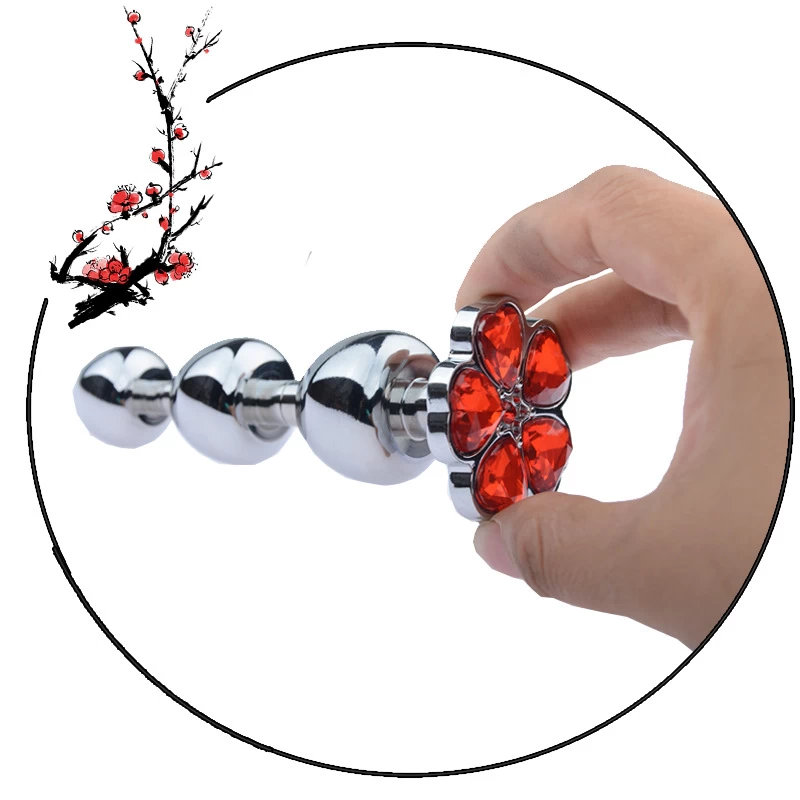 Stainless Steel Cherry Blossom Anal Plug Elegant Pleasure — Elegant Design with Unique Shape