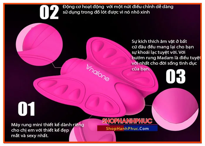 NaLoMo Butterfly Vibrator Adult Toy with Warranty — Premium Quality and Features