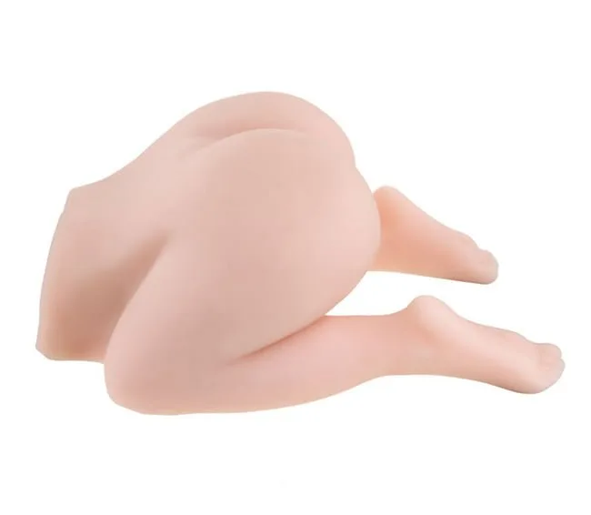 AnJeRa Baby Pink Silicone Stylish Large Buttocks Sex Toy — Superior Functions for Unmatched Satisfaction