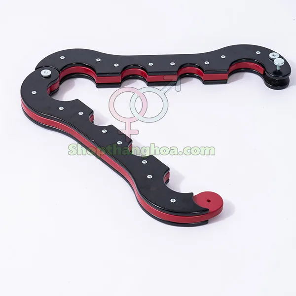 Luxury Wooden BDSM Restraint Hand and Foot Cuffs — hình 6