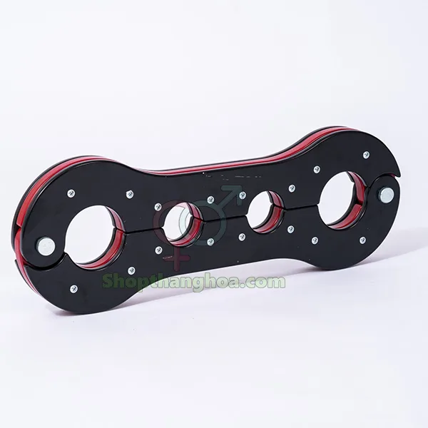 Luxury Wooden BDSM Restraint Hand and Foot Cuffs — hình 9