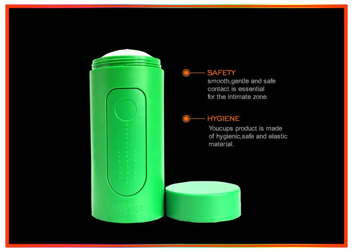 Youcip Green Sextoy Male Masturbator Convenient Discreet — Realistic Design for Intense Stimulation