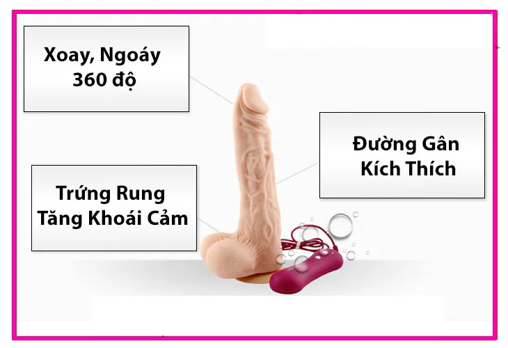 360 Rotating Multifunctional Realistic Silicone Dildo — Premium Features That Impress