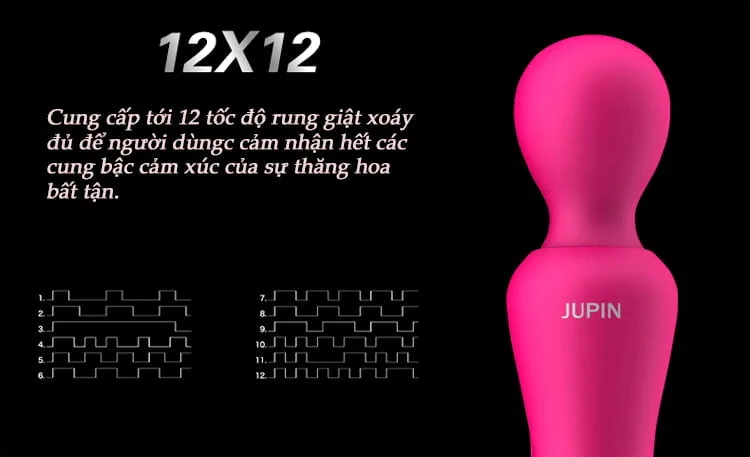 Jupinter Triple Head Vibrator Sexy Female Fun SHP556 — hình 3