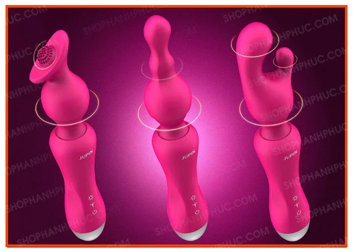 Jupinter Triple Head Vibrator Sexy Female Fun SHP556 — Superior Stimulation for Maximum Satisfaction