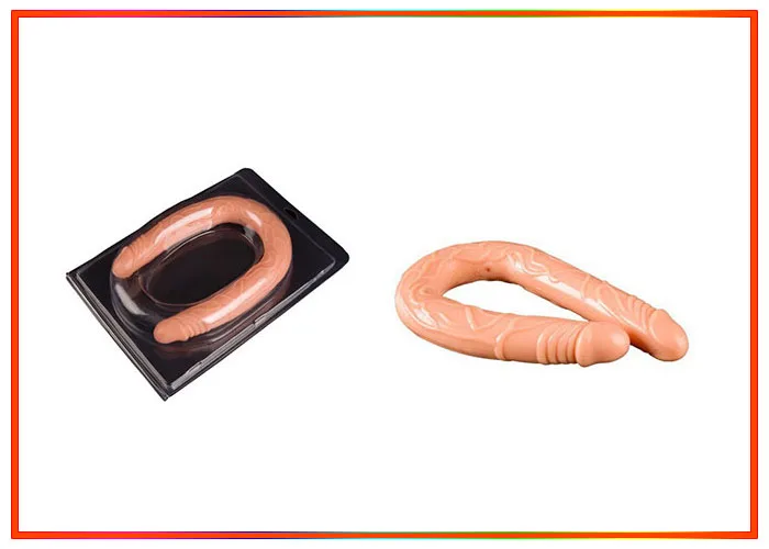 Lesbian Double-Ended Dildo SHP657 Silicone Soft Flexible — Your satisfaction is our priority