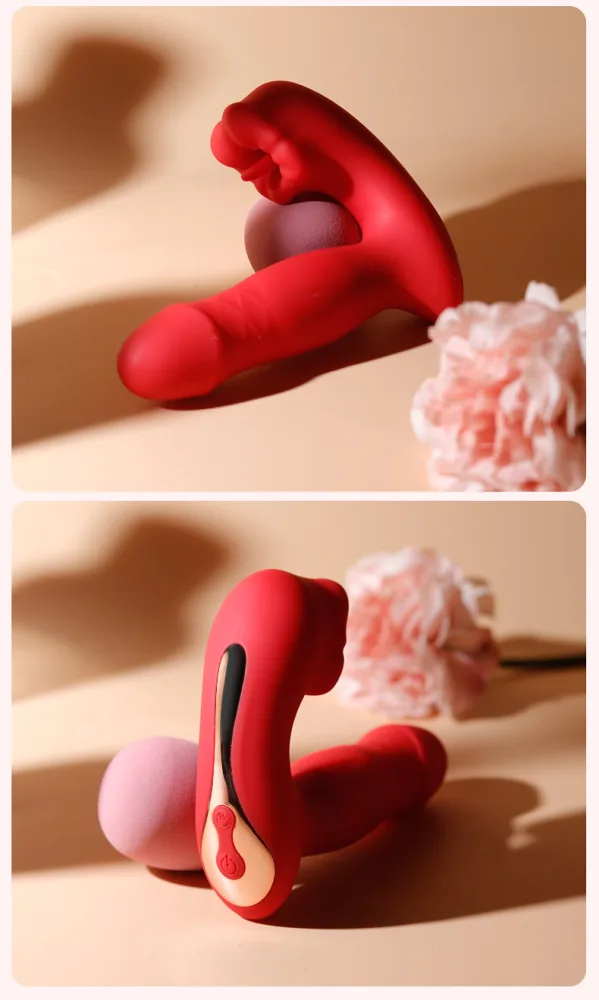 2in1 Remote Control Vibrating Female Massage Sex Toy — hình 5
