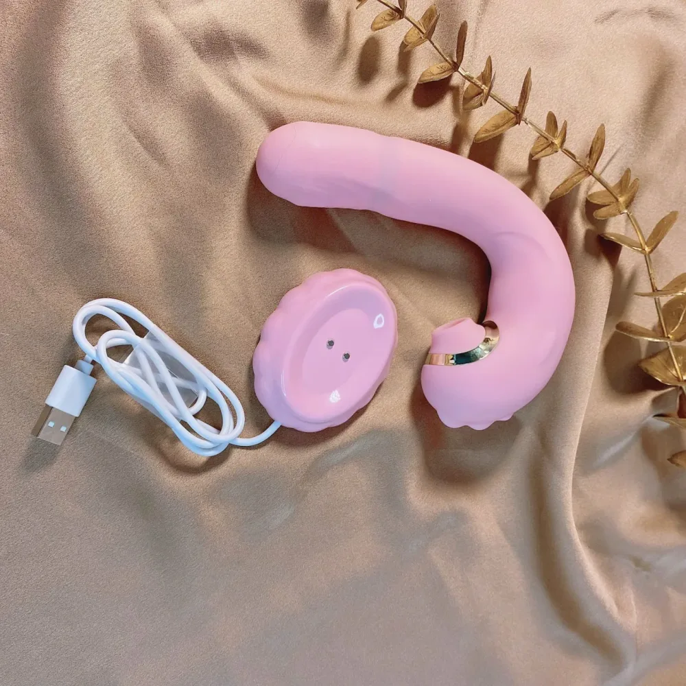 Female Vibrating Suction Sex Toy Silicone 13.8x3.2cm — Versatile Stimulation for Intense Satisfaction