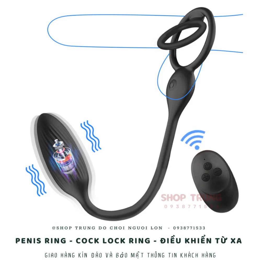 Remote Control Silicon Cock Ring Multiple Vibration Modes — Perfect for Solo or Couple Fun