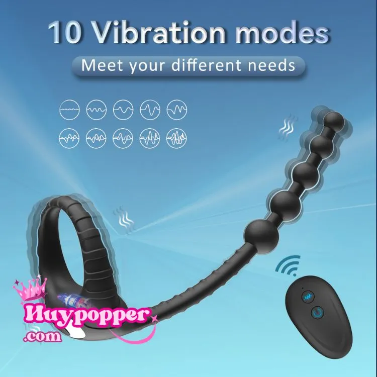 Muji Mini Anal Vibrator with Multi-mode Silicone Waterproof — hình 4