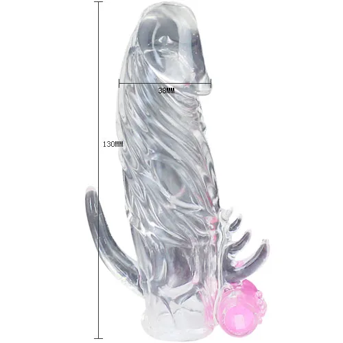 Textured Vibrating Condom with Strong Stimulation for Couples