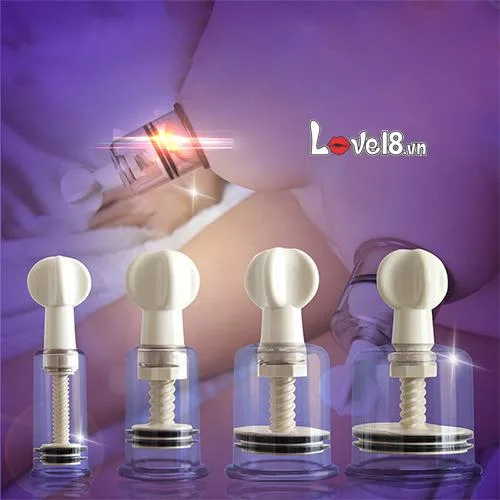 BZ09N Nipple Suction Stimulation Toy Clear ABS Material — hình 3