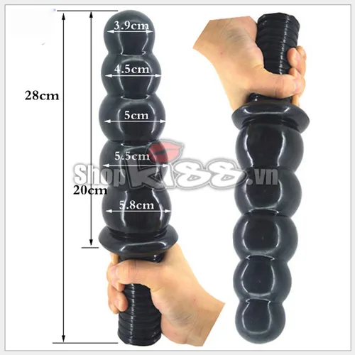 FAAK Giant Bead Anal Stimulator Chain 28cm Extra Large — Superior Design for Comfort and Pleasure