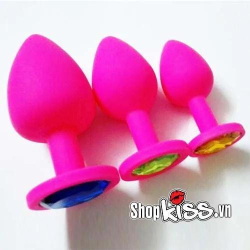 Love Drop Jeweled Anal Stimulator Safe Male Toy — Perfect Sizes for Every Preference