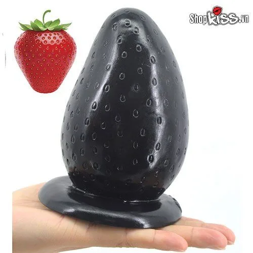 Faak Strawberry-Shaped Anal Plug Prostate Stimulator — Exceptional Design Inspired by Nature