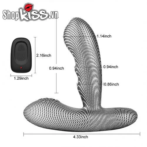 Levett Striped Carbon Fiber Anal Massager for Prostate — Advanced Features for Intense Sensations