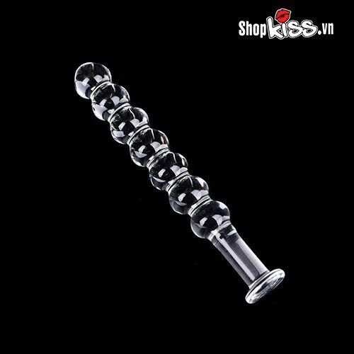 Glass Anal Bead Plug Set 15cm Transparent Safe Prostate — Whether you're new to anal play or looking to add