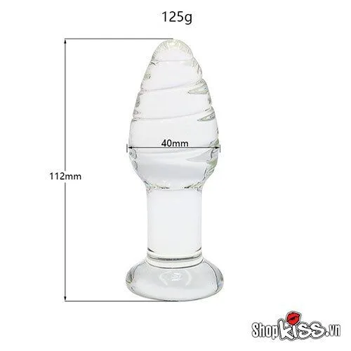 Glass Twisted Anal Stimulator Prostate Massage Luxury Sex — Product Specifications at a Glance