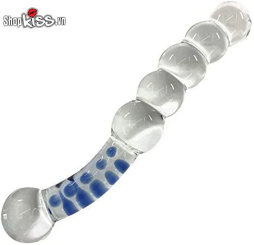 Clear Glass Anal Stimulator Butt Plug Massage Toy — Powerful Yet Gentle Sensations