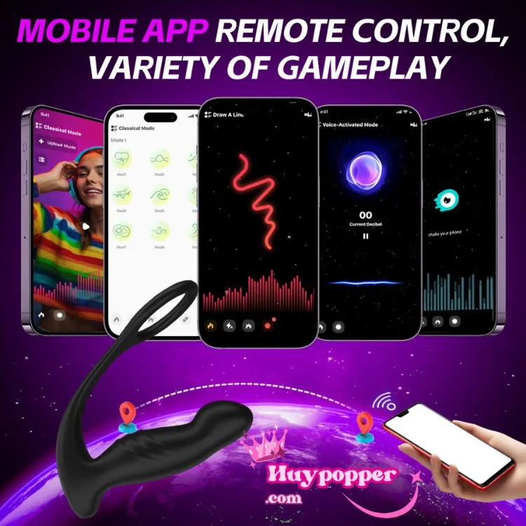 Lisa Prostate Finger Stimulator Powerful Remote Control — Intelligent Remote Control via App