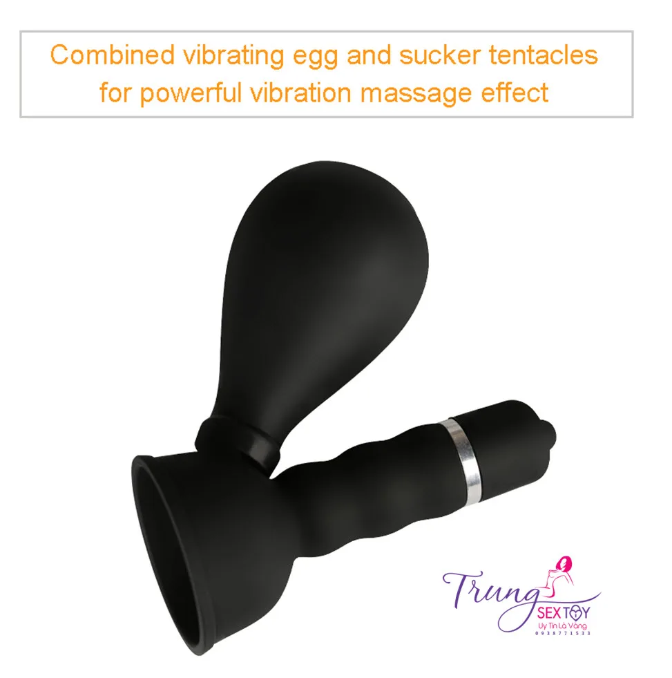 Silicone Nipple Stimulator 3.5x8.4cm Multiple Vibration — hình 5