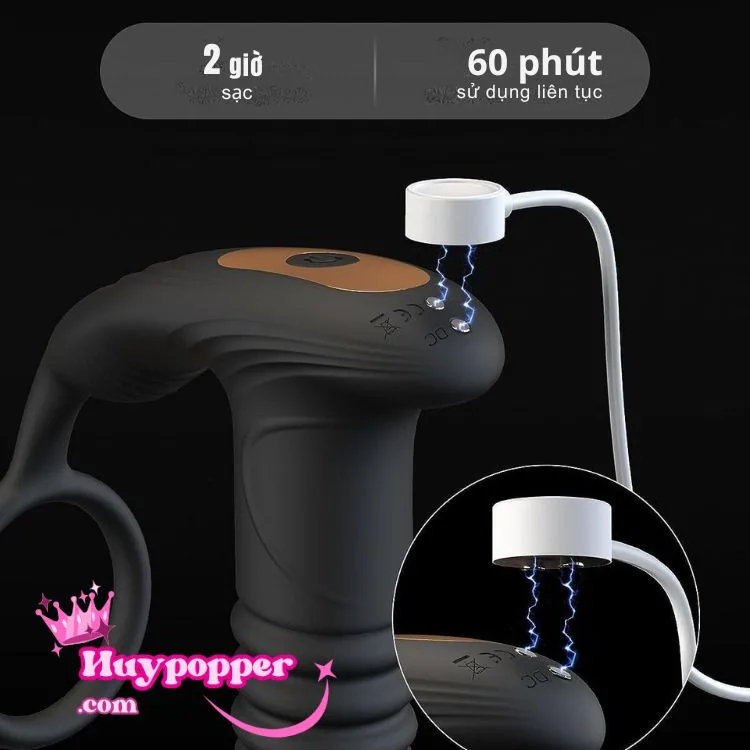 Bara Prostate Stimulator Rechargeable Silicone Male Toy — Stylish & User-Friendly Design